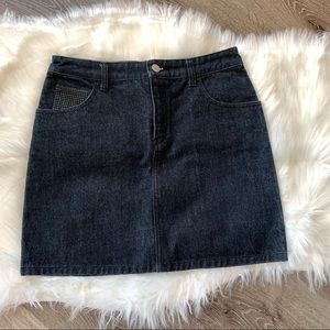 A/X Armani Exchange Denim Mini Skirt